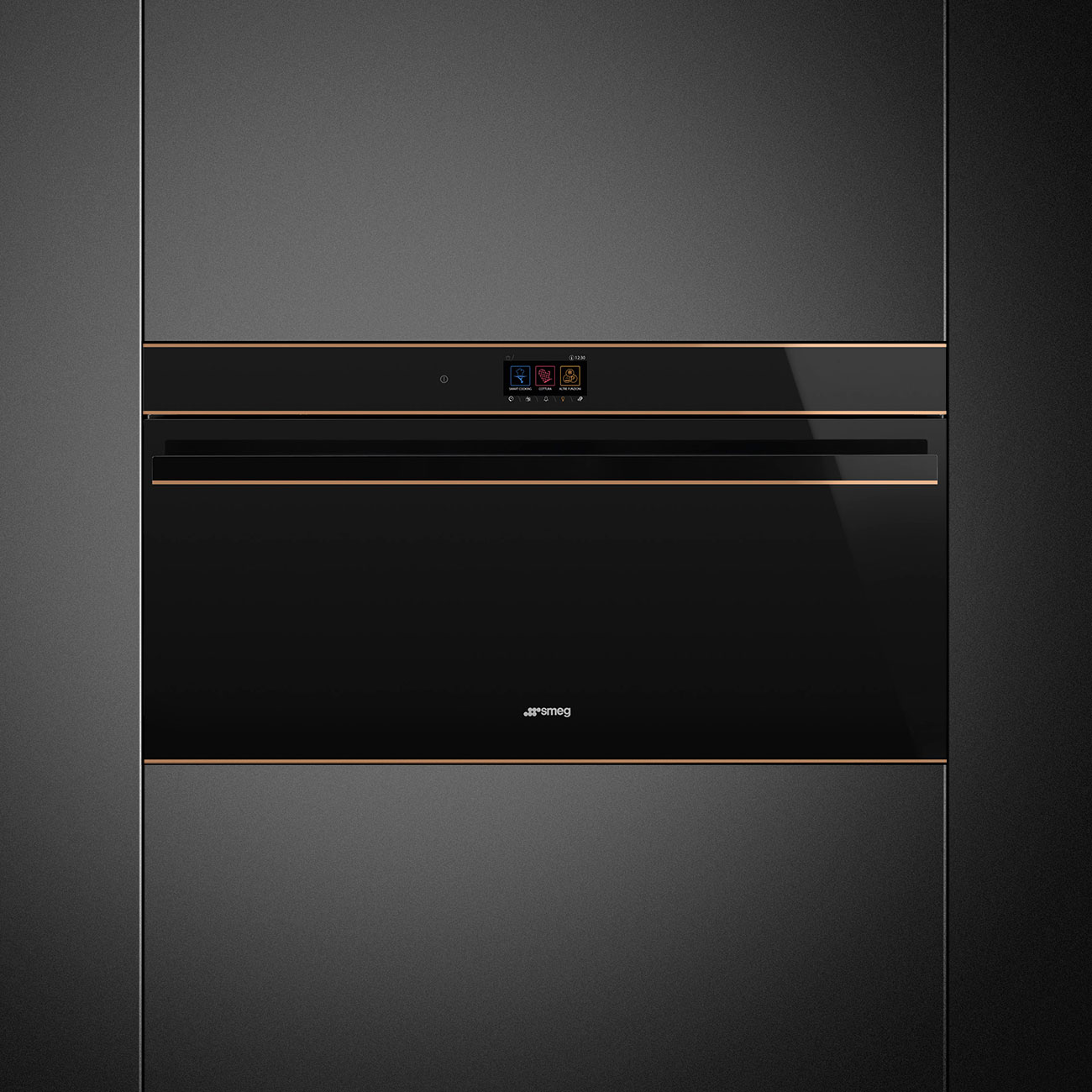 SMEG 90X48 CM DOLCE STIL NOVO PYROLYTIC SELFCLEANING OVEN Showspace